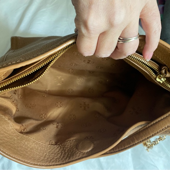 Tory Burch Brown Leather Shoulder Bag - Picture 6 of 7